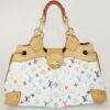 Louis Vuitton White Multi Colored Ursula Handbag