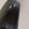 Chanel Puzzle-piece  Classic Cc Logo Grand Shopping Gst Tote Black Gold Patent Leather Shoulder Bag - Image 9