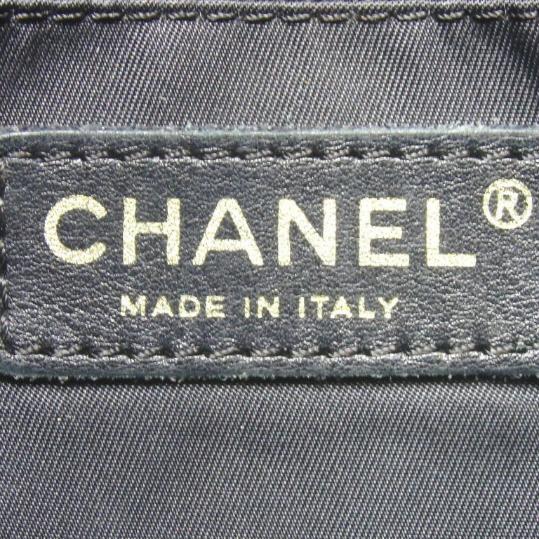 Chanel Classic Flap Travel Line Quilted Small Black Nylon Satchel - Image 9