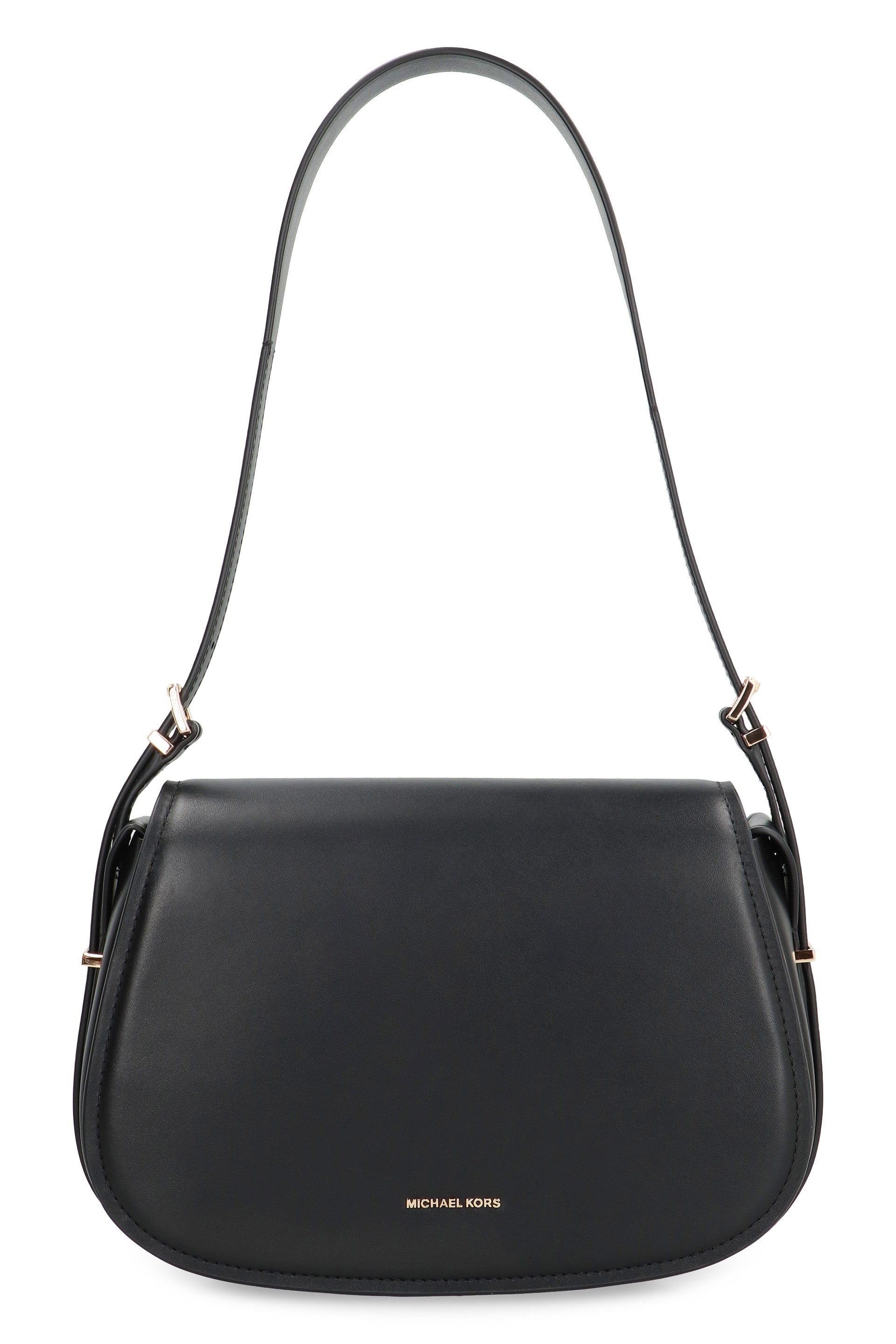 Michael Kors Lydia Leather Crossbody — Black
